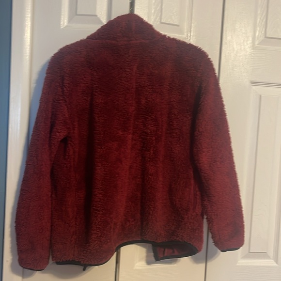 Victoria's Secret PINK burgundy full zip sherpa size XS - Picture 11 of 11